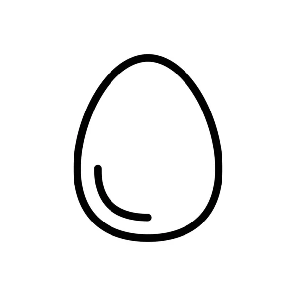 Easter Vector Thin Line Icon — 스톡 벡터