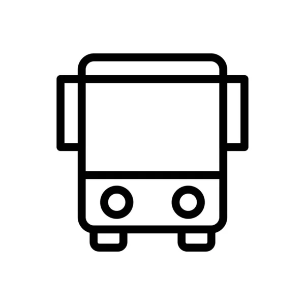 Vehicle Vector Thin Line Icon — 스톡 벡터