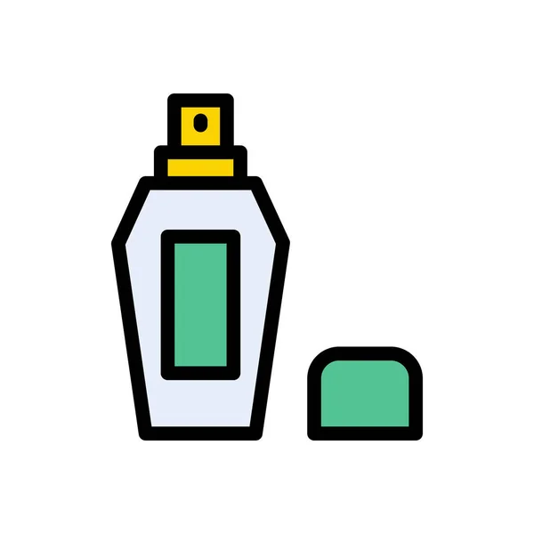 Icône Couleur Plate Vecteur Parfum — Image vectorielle