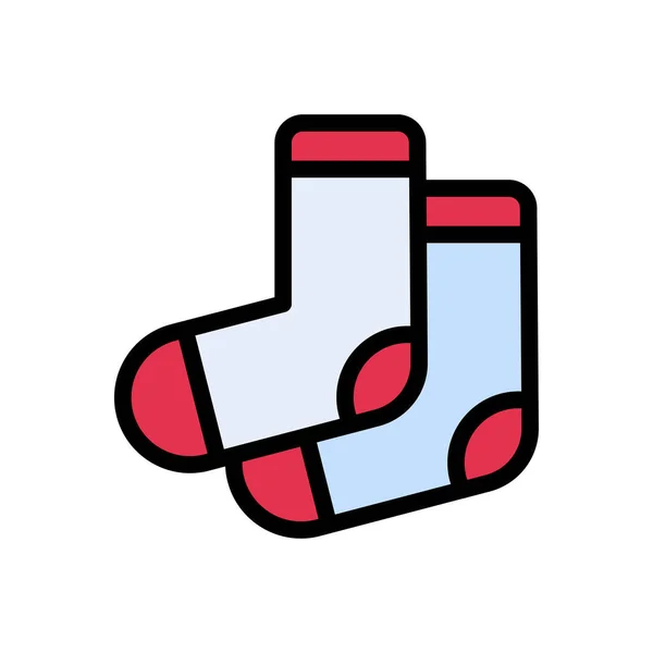 Footwear Vector Flat Color Icon — Stock Vector
