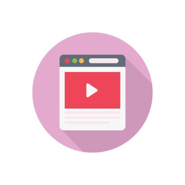 ad vektörü düz renk simgesi