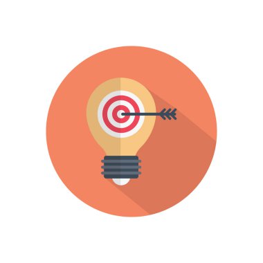 düz vektör renk simgesine odaklan