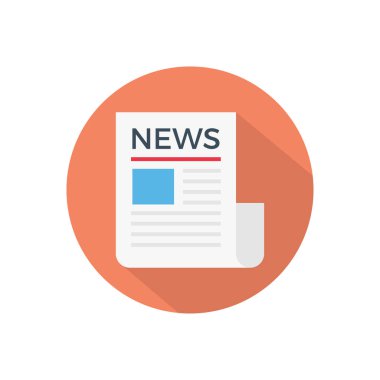 ad vektörü düz renk simgesi