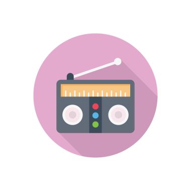 bant vektörü düz renk simgesi