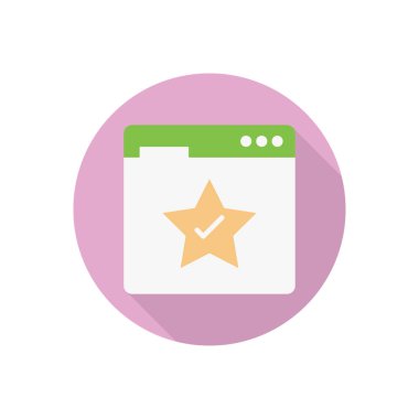 Geri besleme vektörü düz renk simgesi