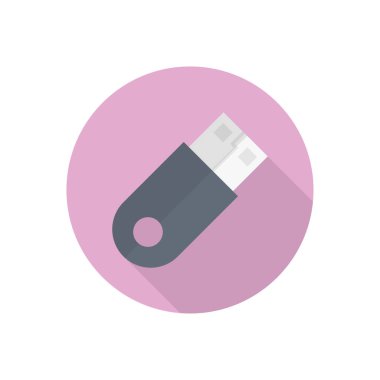 depolama vektörü düz renk simgesi