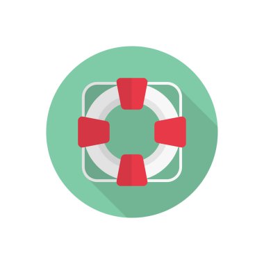 Koruma vektörü düz renk simgesi