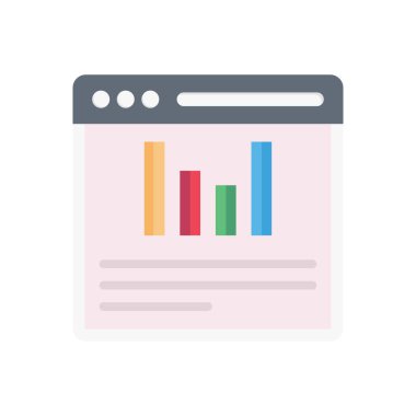 çevrimiçi vektör düz renk simgesi