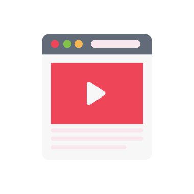 ad vektörü düz renk simgesi