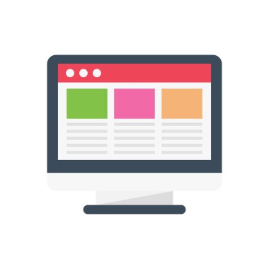 pazarlama vektörü düz renk simgesi