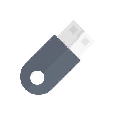 depolama vektörü düz renk simgesi