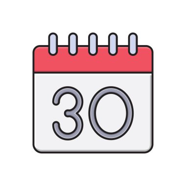 ay vektörü düz renk simgesi