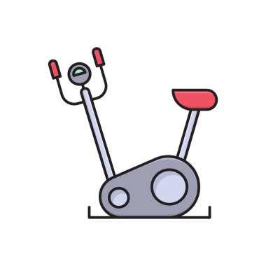 makine vektörü düz renk simgesi