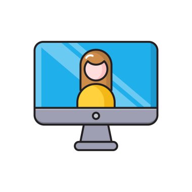 hesap vektörü düz renk simgesi