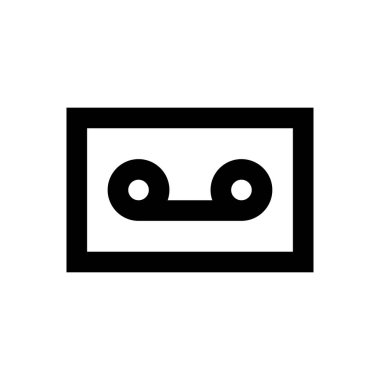 bant vektörü ince çizgi simgesi