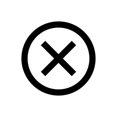 vektör ince çizgi simgesini sil