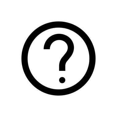 yardımcı vektör ince çizgi simgesi