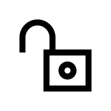 vektör ince çizgi simgesini aç