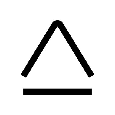 ok vektörü ince çizgi simgesi