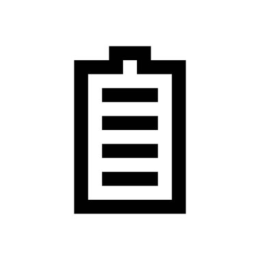 yük vektörü ince çizgi simgesi