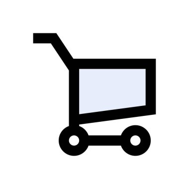 Tramvay vektörü düz renk simgesi