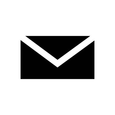 ileti vektörü düz simgesi