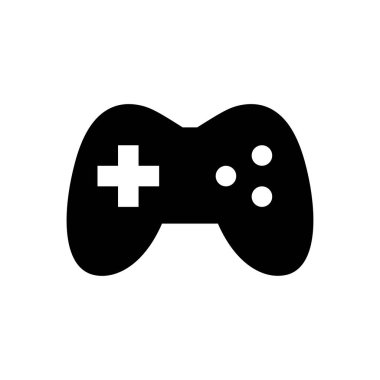 kontrol vektörü glyph düz simgesi