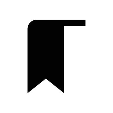 etiket vektör düz simgesi