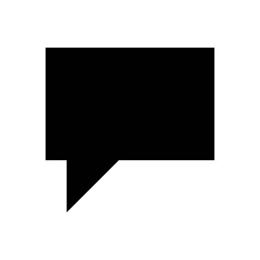 kabarcık vektörü düz simgesi