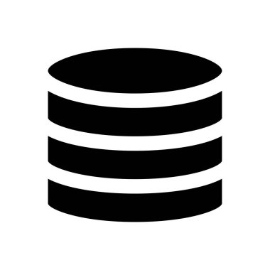 sunucu vektörü düz simgesi