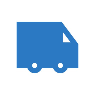 kamyon vektör renk simgesi