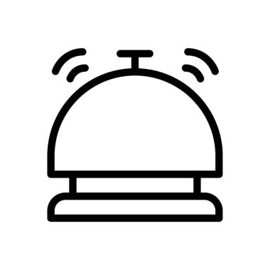 halka vektörü ince çizgi simgesi