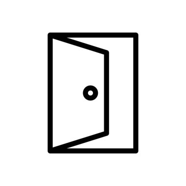 vektör ince çizgi simgesini aç