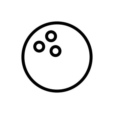 Skittle vektör ince çizgi simgesi