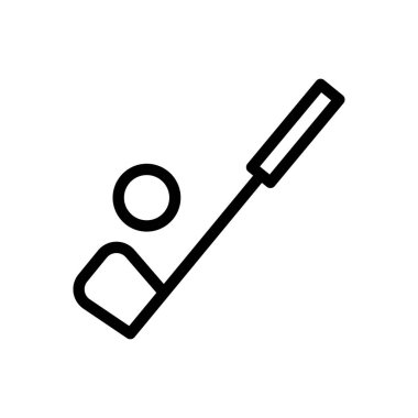 çubuk vektör ince çizgi simgesi