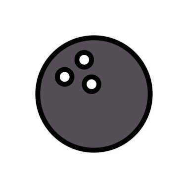 Skittle vektör düz renk simgesi