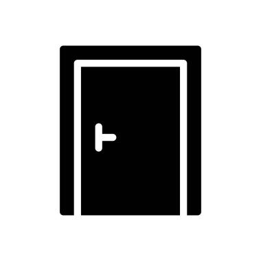 vektör düz simgesini kilitle