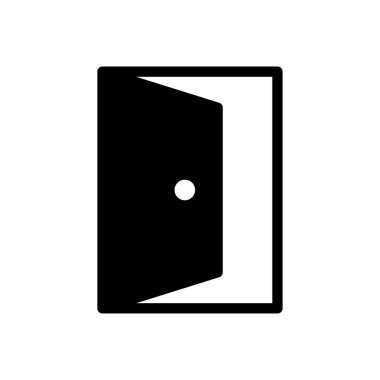 vektör düz simgesini aç