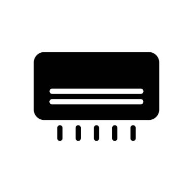 soğutma vektörü glifleri düz simge