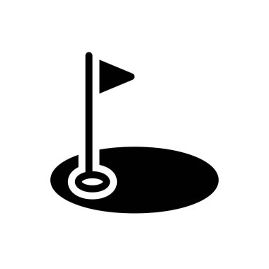 bayrak vektör düz simgesi