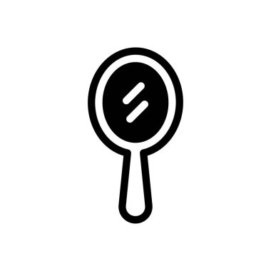 makyaj vektörü simgesi düz simge