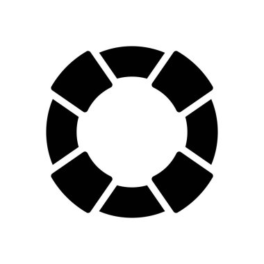 cankurtaran vektörü düz simge