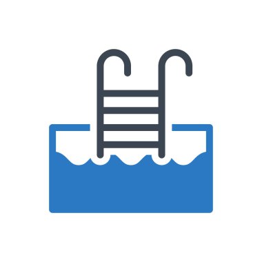 havuz vektörü renk simgesi