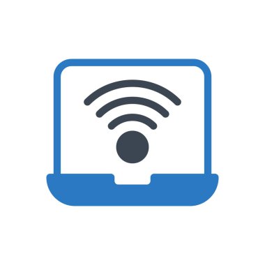 İnternet vektör renk simgesi