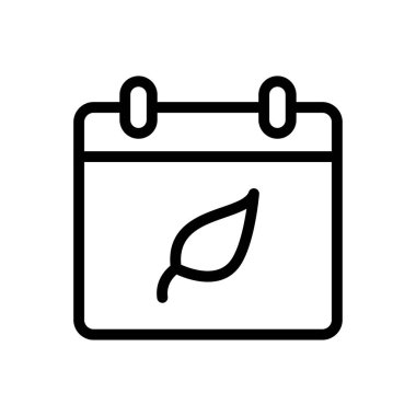 sezon vektör ince çizgi simgesi