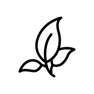 vektör ince çizgi simgesi bırakır