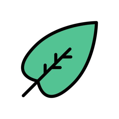 vektör düz renk simgesini bırakır