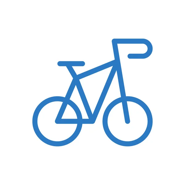 Vélo Vecteur Glyphe Couleur Icône — Image vectorielle