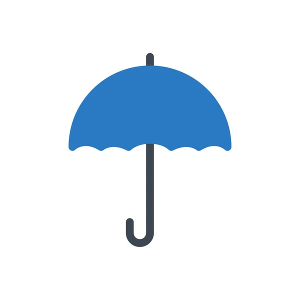Regnvektor Glyf Färg Ikon — Stock vektor