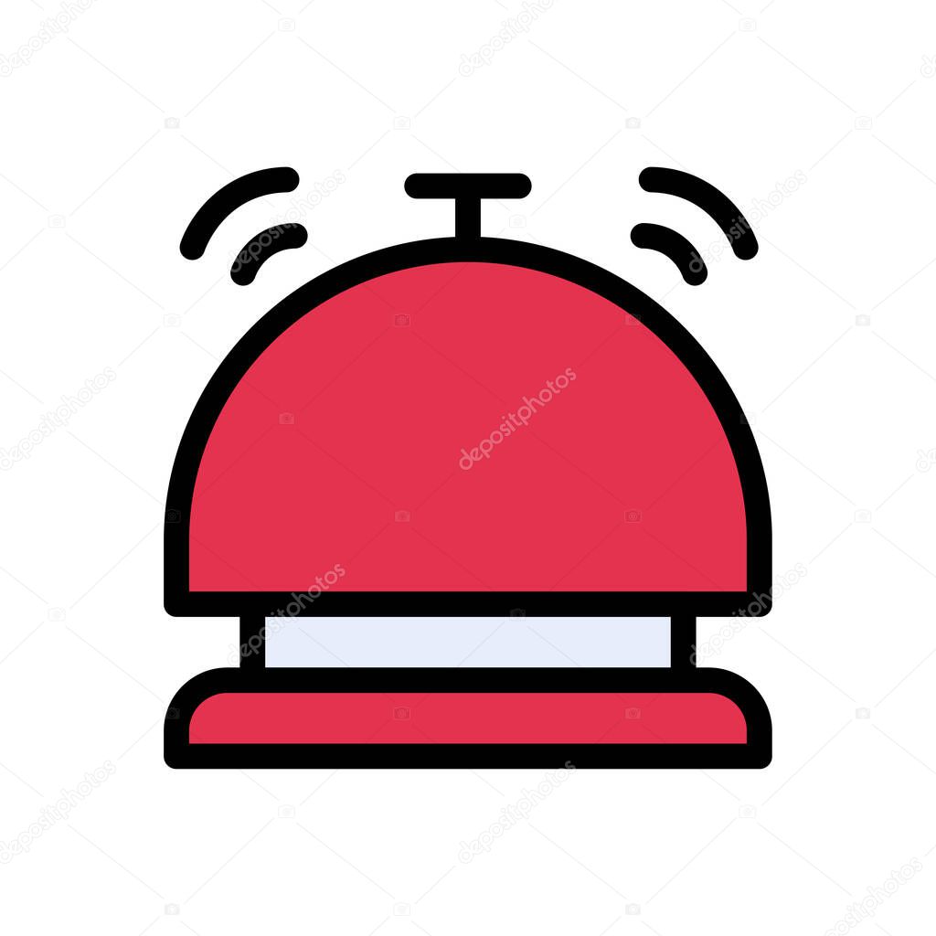 Ring vector flat  color icon